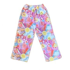 Iscream Floral and Smiley Kids Pajama Bottoms